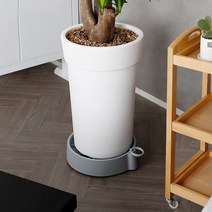 [홈앤하우스] 엘리 이동식 화분받침대 중, 색상:진그레이