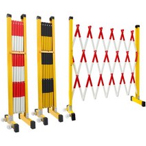 자바라대문 주차장 이동식 휀스 접이식 학교 대문 입구, 두껍게검은색과노란색1.2x2.5미터