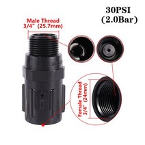 물주기 화분 급수정원 관개 3/4 "BSP 스레드 수압 조절기 드립 밸브 15/20/25/30/45PSI 시스템, 04 30PSI (2.0Bar)