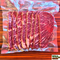 와일드그린 소고기 살치살(구이용) 저온숙성 진공포장 미국산 오마하 CAB 블랙앵거스, 400g, 1개