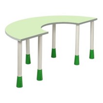 조별책상 유치부 수업용 어린이 안전 책상 유치원책상, 그린