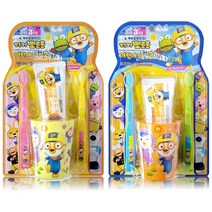 어린이 양치컵세트 양치세트 유아 칫솔 치약, 1set, 뽀로로 양치컵세트 (칫솔2p 기획)