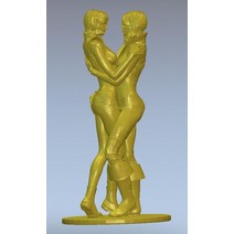 STL 파일 형식 레즈비언 2 의 cnc 또는 3d 프린터 용 3D 모델 릴리프, 한개옵션0