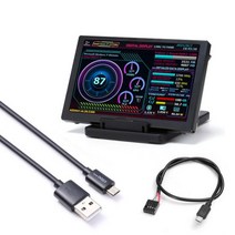 미니모니터 15인치 10인치 5 인치 IPS 컴퓨터 모니터 CPU GPU RAM HDD USB 컴퓨터 보조 화면 온도 모니터링 자유롭게 AIDA64 미니 ITX 케이스, 중국_스타일 A
