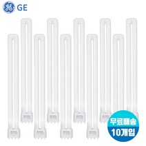 GE 삼파장전구 이관 형광등 FPL55EX-D 55W x 10개입, 55W 주광색(하얀빛)