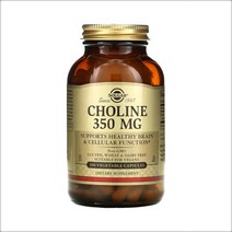 솔라 콜린 350mg 100 베지캡슐 타타르산수소 베지터블 식물성 스테아린산 마그네슘