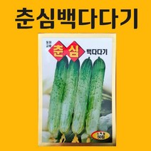 모칸도 동원 춘심백다다기 오이씨앗 50립