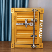 컨테이너스타일캐비닛 철제보관함 레트로인더스트리얼테이블, 인더스트리얼가구, B