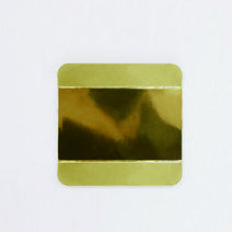 천운패키지 조각케익종이받침(금색)직사각100 100x60x20mm 1묶음(100개), 단품, 1개