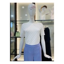 [듀엘] [W몰 ] 엠보 니트 시보리 티셔츠 L222PSM046