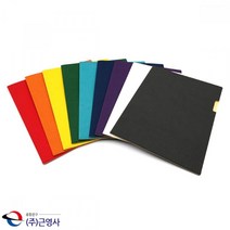 인조가죽 a4클리어화일 l자파일 고급 서류정리 보관, 그린