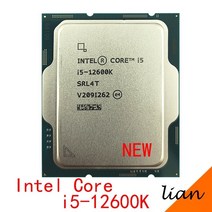 인텔 코어 i5-12600k i5 12600k 3.4GHz 10코어 16스레드 CPU 프로세서 10nm l320m 125w lga 1700
