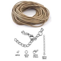 쥬얼리 보석 제작도구 가죽 코드 라운드 왁스 로프 스트링 쥬얼리 DIY 목걸이 팔찌 액세서리 5 미터/1-3mm
