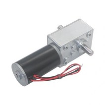 웜기어 감속기 모터 더블 샤프트 31ZY 영구 자석 DC 터빈 웜 기어 모터 12v24V 커튼 기계 빌보드, 07 80rmp_02 24V