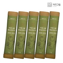 자연그램 칼슘파우더 과일 세정제 과일세척제, 1.5g, 5포