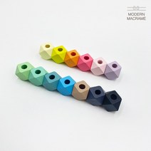 비즈공예재료 컬러 우드 비즈