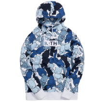 [정품] Kith x Bearbrick Pattern Hoodie Multi 335349