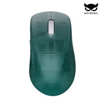 와이즈아울 OGM PRO 무선 게이밍 마우스, 블루에디션, 프로스트블루