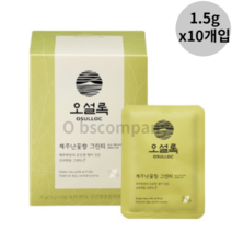 오설록 제주난꽃향 그린티, 15g, 10개입, 5개
