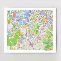 [지번]서울시 강서구 발산 지역 안내도 105cm x 75cm SE, 1.종이코팅