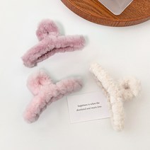 주디앤 보들 퍼 헤어 집게핀 올림머리 헤어핀 3종 1세트