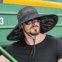 정글모자 사파리모자 아웃도어 캡 사파리모자 아웃도어캡 그늘막모자 자외선차단모자 특대형모자 여름모자 썸머햇