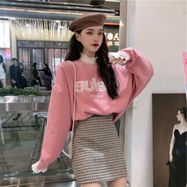 상의 여성 여신 무드 첫사랑 감명받다 맨투맨 얇은 인싸템 틱톡 핫한 2944340879