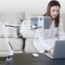 아이패드 미니5 침대 책상 조인트거치대 A2133 A2124, 블랙