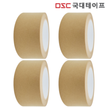 [당일출고] 크라프트테이프 종이 박스테이프 포장 라이트브라운 48mm x 40M 4개입