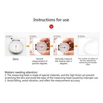 전문 안경 렌즈 측정 스크래치 방지 프로브 스테인레스 스틸 파워 시계 빛나는 테이블 가게, 한개옵션0