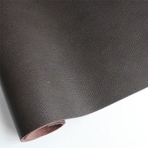 룽고가죽 재단원단 천연소가죽 오플무늬 7색 30X35cm 5장-공예 공방 소품 악세사리 연습가죽, 다크브라운