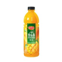칠성 과일주스 음료수 델몬트 팜앤홈 망고 사무실 탕비실 1.2L 6본 1세트, 41세트