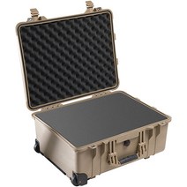 펠리칸 Pelican 1560 라지 캐리온 하드케이스 Tan모래색 (With Foam), With Foam, 1개