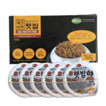 애견비책 맛있는 자연식사료 습식사료 햇 밥 소고기 닭고기 (120gx6개)