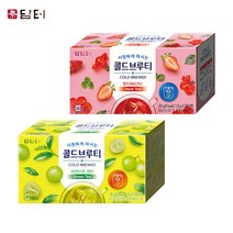 담터 콜드부르티 딸기 히비스커스 +샤인머스캣 그린티