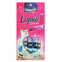 고양이 간식 비타크래프트 리퀴드스낵 (연어 오메가3) 15g x 4p, 8개