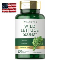 미국 와일드레터스 Carlyle 200캡슐 야생상추 추출물 500mg 와일드래터스 Wild Lecttuce 와일드래투스 카일리