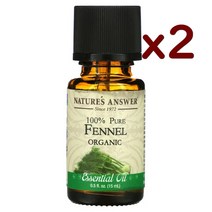 Natures Answer 순수 펜넬 에센셜 오일 15ml x2개