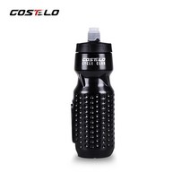 혁신 Costelo 마그네틱 자전거 병 마운트 케이지 홀더 자전거 자전거 물병 스포츠 물병 710ml 플라스크 프레스, Black 1 pcs