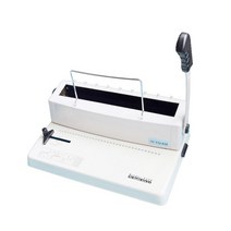링제본기 스프링제본기 천공기 3:1 Iron Ring Binding Machine 34 Hole Desk Calendar Punching Wall, 01 As pic