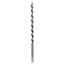 QWORK 선박 오거 1cm x 30.5cm3/8인치 12인치 강화 합금강 비트 목재 드릴링용 USA 미국, 1/2