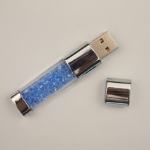 크리스탈 LED 라이트 펜 드라이브 128MB 4GB 8GB 16GB 32GB 가제트 USB pendrive 64GB 사용자 정의 플래시 usb2.0 PenDrive 메모리 스틱, 07 Dark Bule_09 1GB