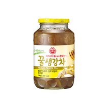 오뚜기 꿀생강차 1kg 탕비실 간식 홈카페 티타임 1세트, 2세트