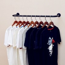 무광벽행거, 흰색 10x60cm 가로행거