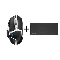로지텍 G502SE (병행수입) + 제이엠지글로벌 자체제작 마우스패드 SET, 3.G502SE + Justmygear 롱패드