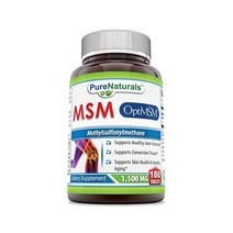 Pure Naturals 퓨어내츄럴스 옵티 식이유황 OptiMSM 1500mg 180정