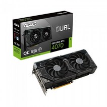 ASUS DUAL 지포스 RTX 4070 O12G OC D6X 12GB 그래픽카드