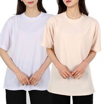순이들 여성 링클 프리 아이스 반팔 티셔츠 2개