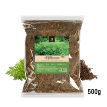 사철쑥 100% 국내산 말린 건 인진호 인진 쑥 차 효능, 1팩, 500g
