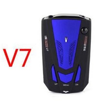 슈퍼 드롭 선박 패션 유형 마우스 V3 레이저 속도 360 도 음성 경고 자동차 전자 개 레이더 감지기 탐지기, 없음, v7 blue radar